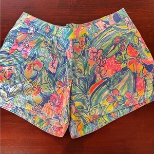 Lilly Pulitzer Multicolor Floral Pull-on Shorts